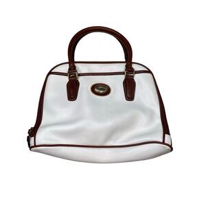 Carryland Vintage Top Handle Purse Travel Hand Bag Train Case Overnight Everyday